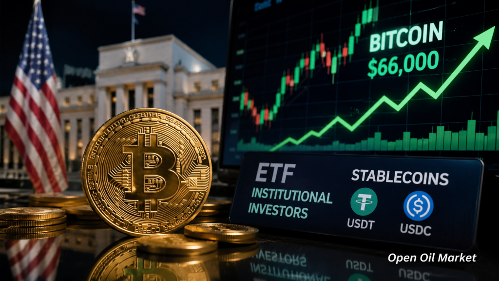 暗号通貨ニュース, 2026年6月17日 — ビットコインがFRBの決定前にリスクテイクを再び取り戻す、ETFとステーブルコインが議題を設定。