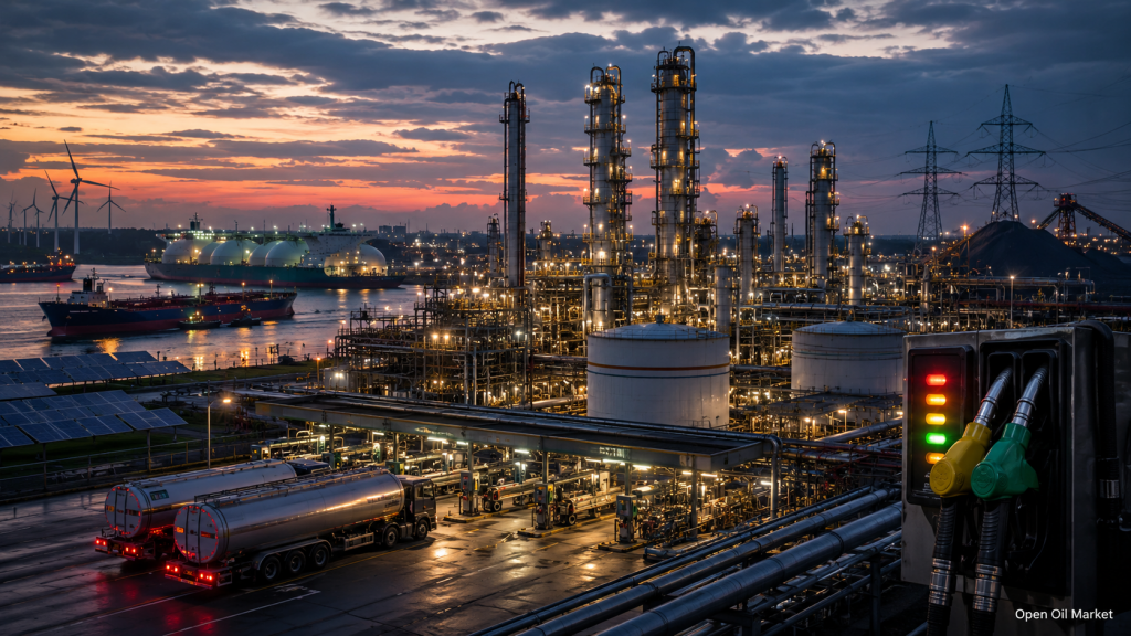 2026年7月11日の世界エネルギー市場 — 石油精製所、タンカー、LNG、再生可能エネルギー、電力