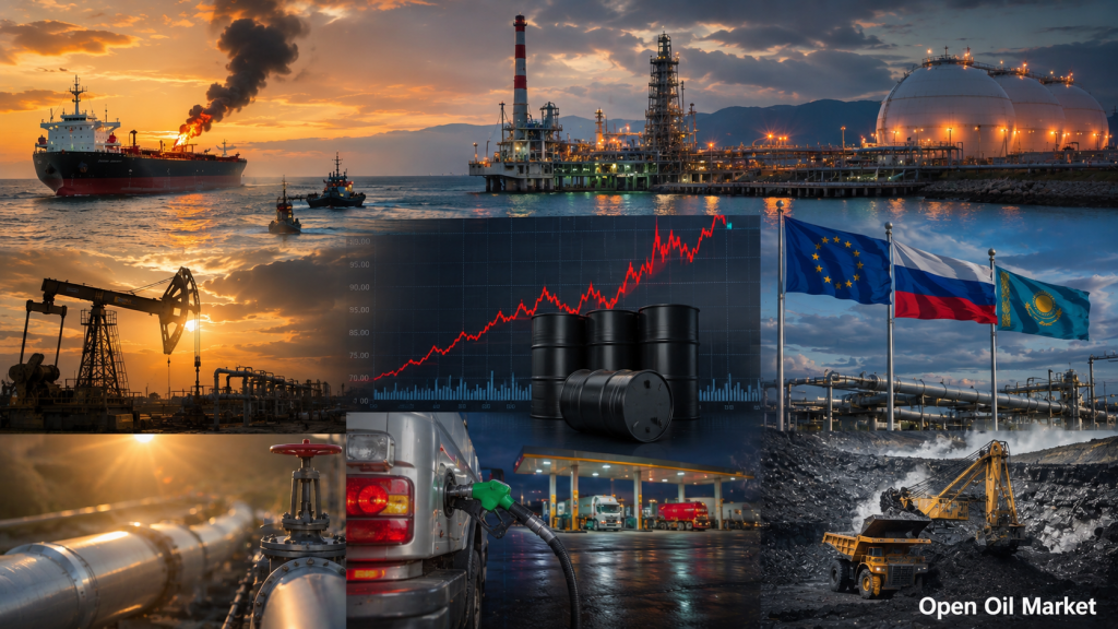 2026年7月25日のエネルギー市場のレビュー: ブレントおよびWTIの価格、TTFガス、OPEC+、KCT、石油製品、石炭、電力およびVIE