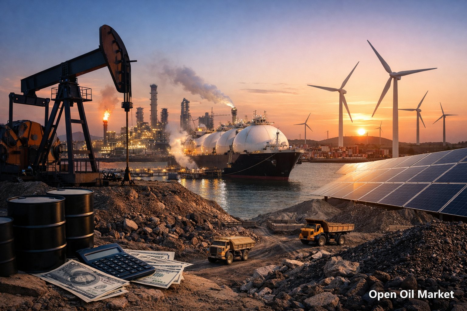 石油・ガスおよびエネルギーのニュース - 2026年2月22日 OPEC+,石油,ガス,LNG,製油所,再生可能エネルギー