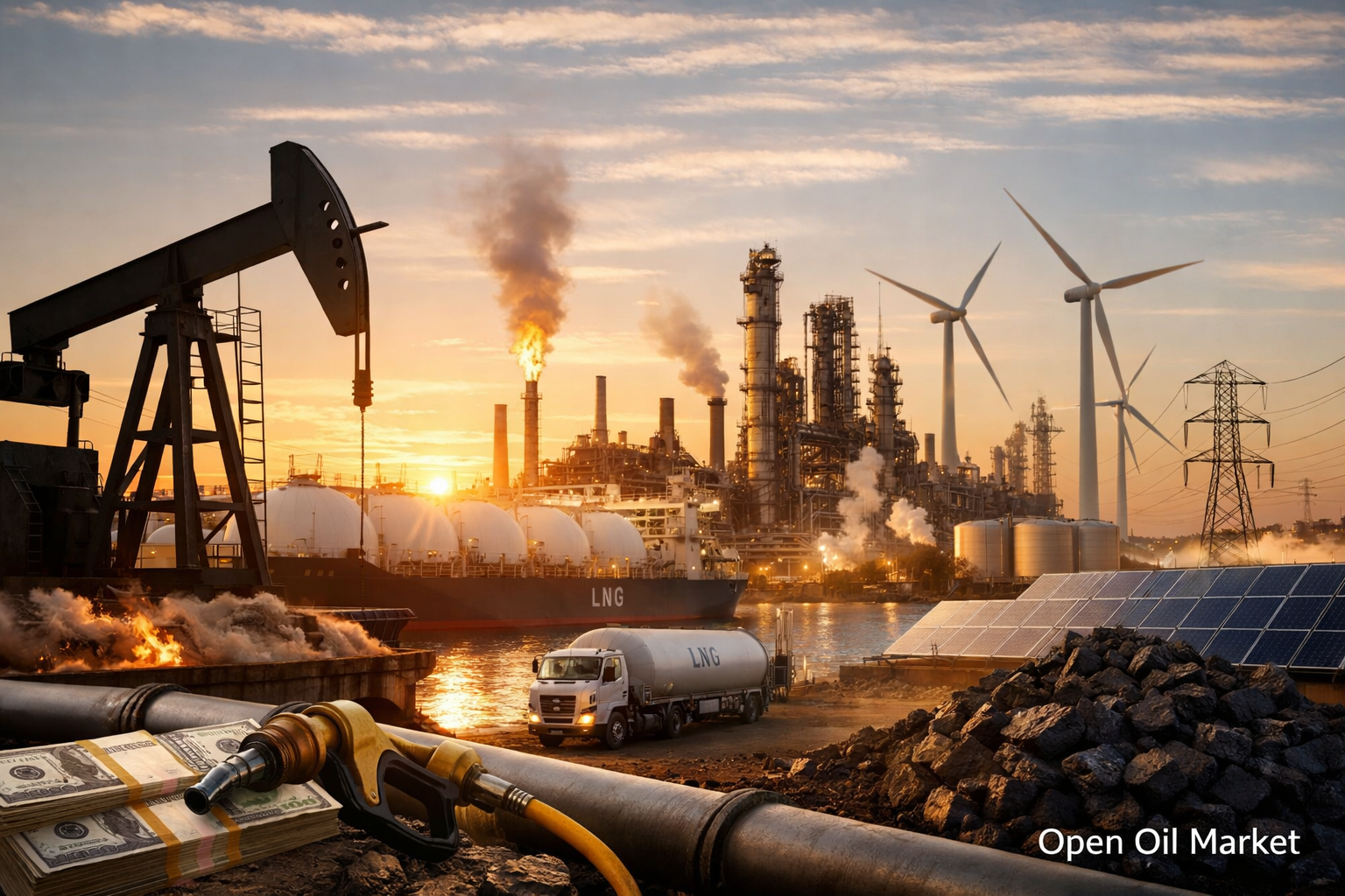 石油とガス、エネルギーのニュース — 日曜日、2026年3月15日：原油が100ドルを超え、ガス市場にストレス、新たなバランスの形成