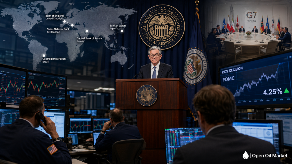 2026年6月15-19日の投資家カレンダー:G7、FRB、日本銀行、イングランド銀行、ロシア中央銀行、アクセンチュア、クローガー、ジャビルの報告。