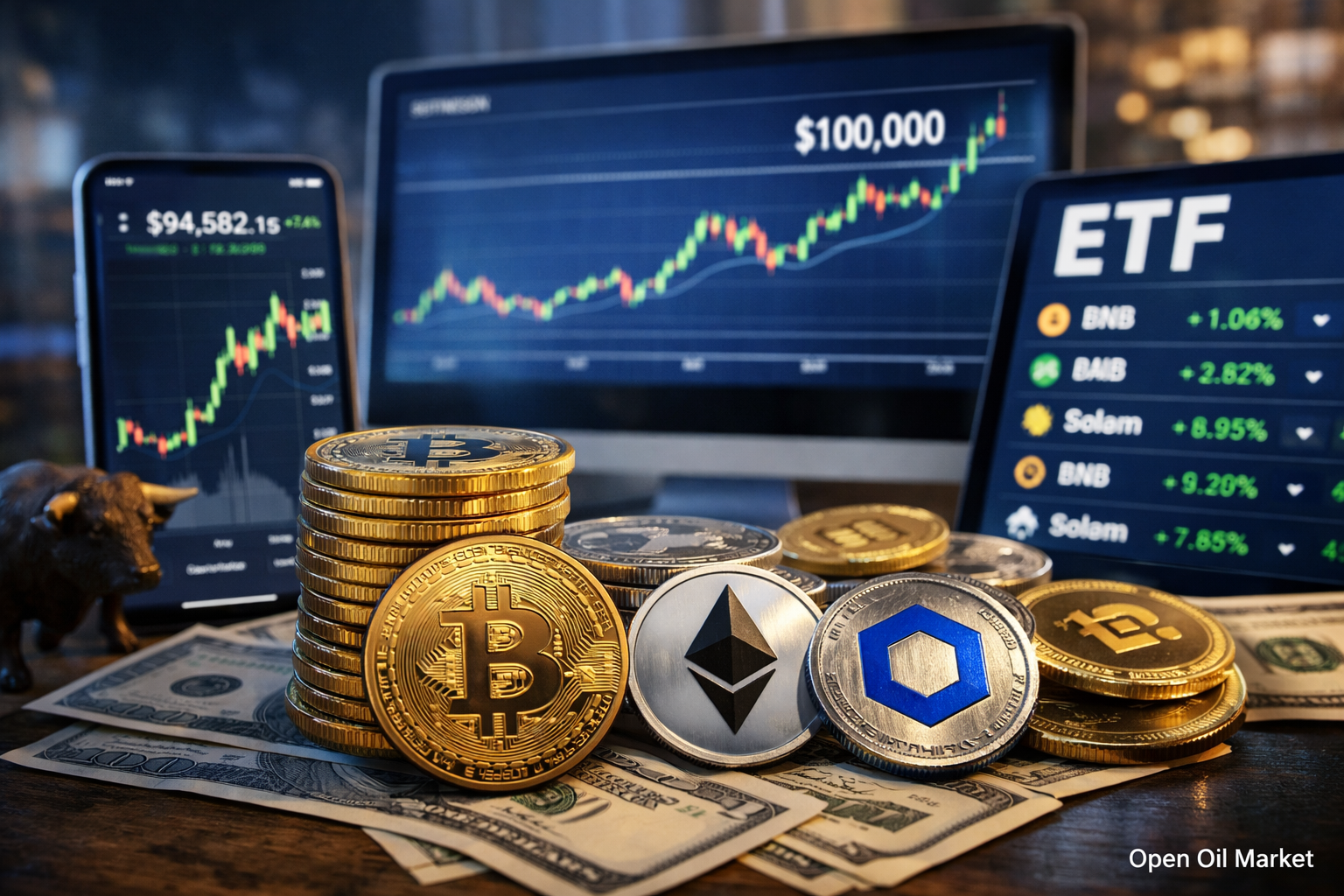 2026年1月19日の暗号通貨ニュース — ビットコインが10万ドル、アルトコインのラリーとETF