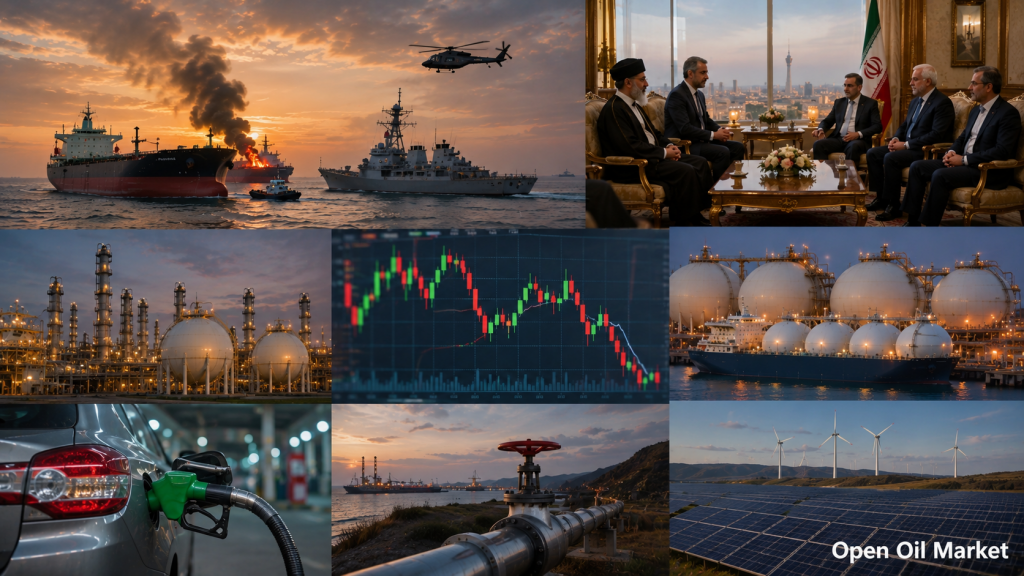 石油・ガスおよびエネルギーのニュース — 2026年7月27日：ブレント、TTFガス、OPEC+、KТК、石炭と再生可能エネルギー