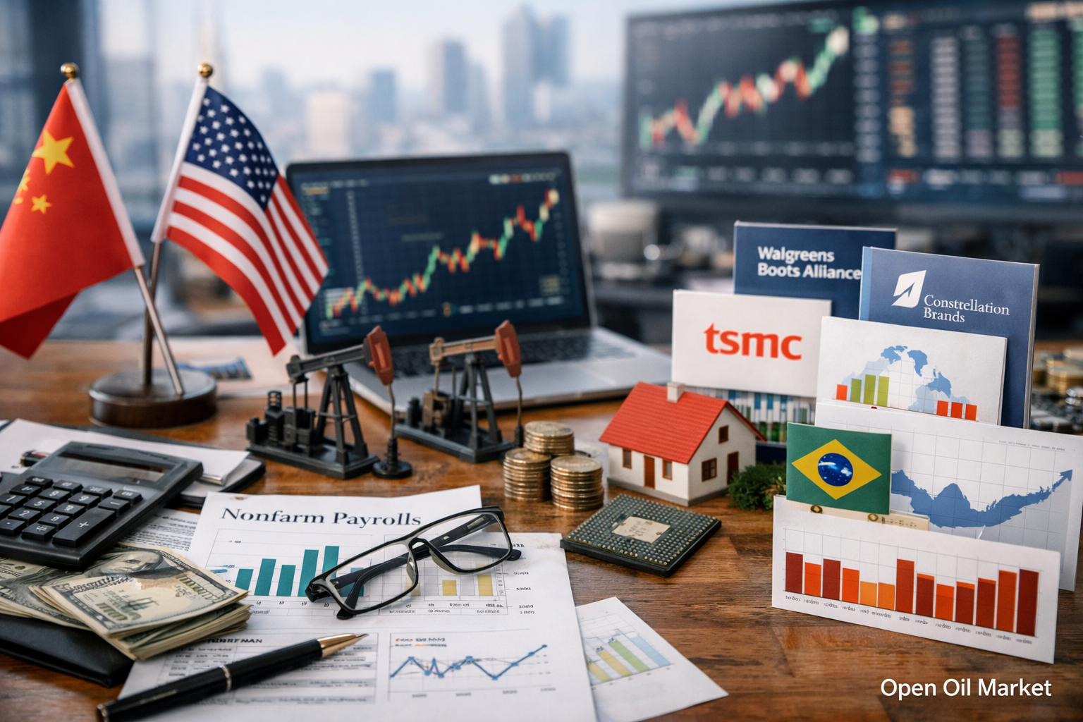 経済的な出来事と企業の報告 - 2026年1月9日: アメリカのNonfarm Payrolls、中国とドイツのインフレーション