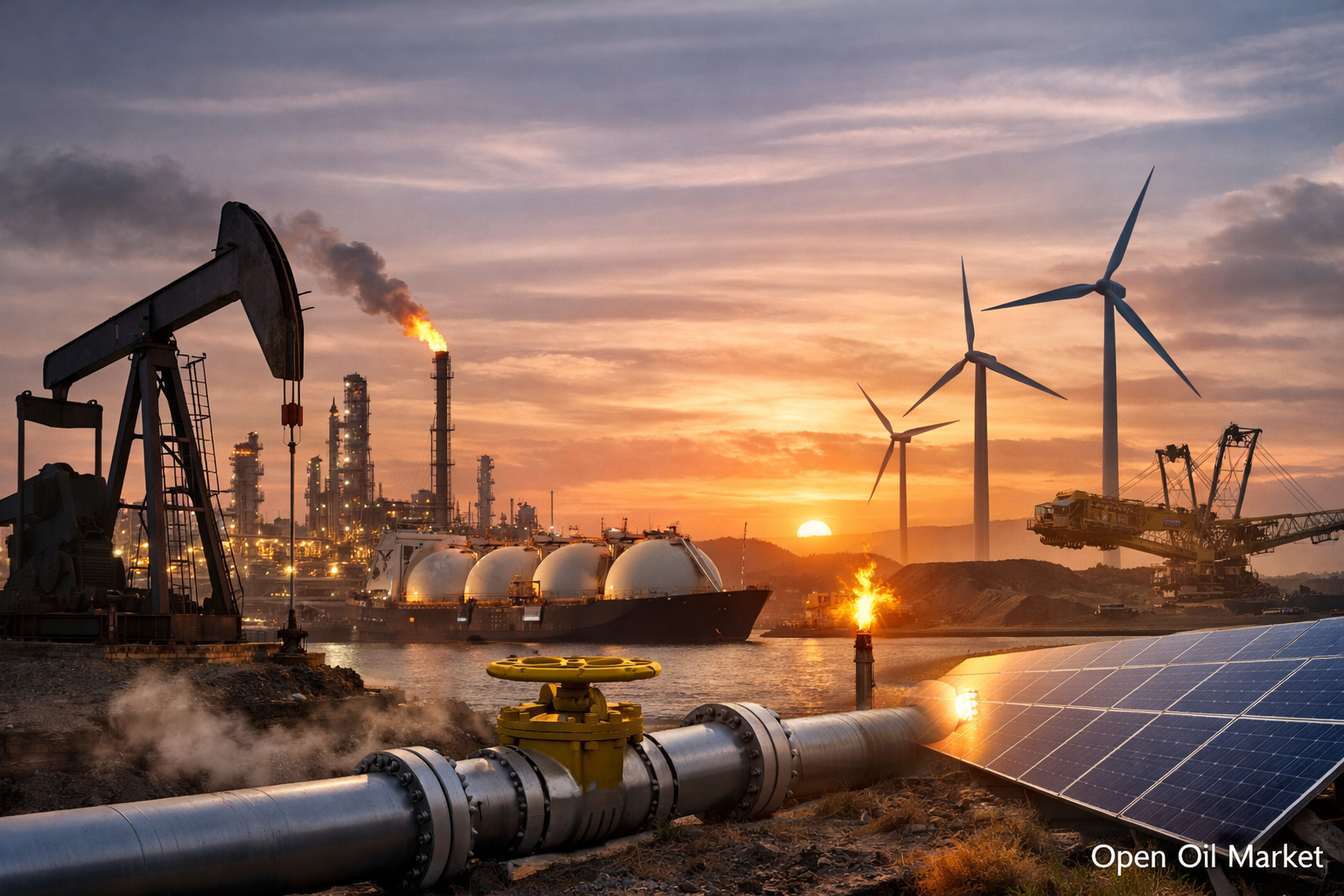 石油ガスとエネルギーのニュース、2026年2月6日金曜日：米国とイランの交渉を控え、石油価格が下落