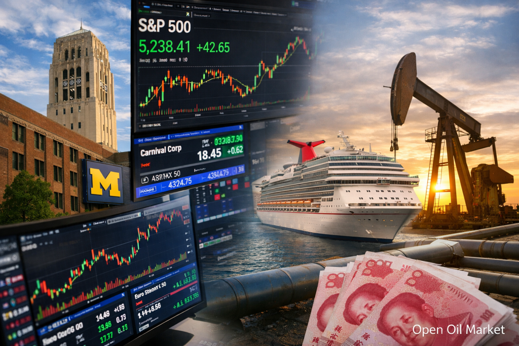 2026年3月27日の経済イベントと企業報告: ミシガン大学消費者信頼感、米国のインフレ期待とグローバル企業の報告。