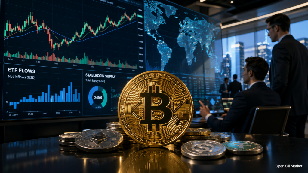 2026年6月14日のグローバル暗号通貨市場：ビットコイン、イーサリアム、ETF、ステーブルコインおよびトップ10デジタル資産