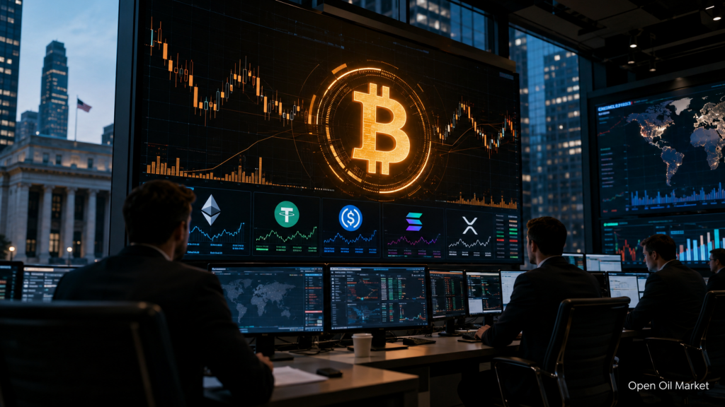 2026年6月18日の暗号通貨ニュース: ビットコインがFRSの信号を待つ, ステーブルコインが市場に影響を与える