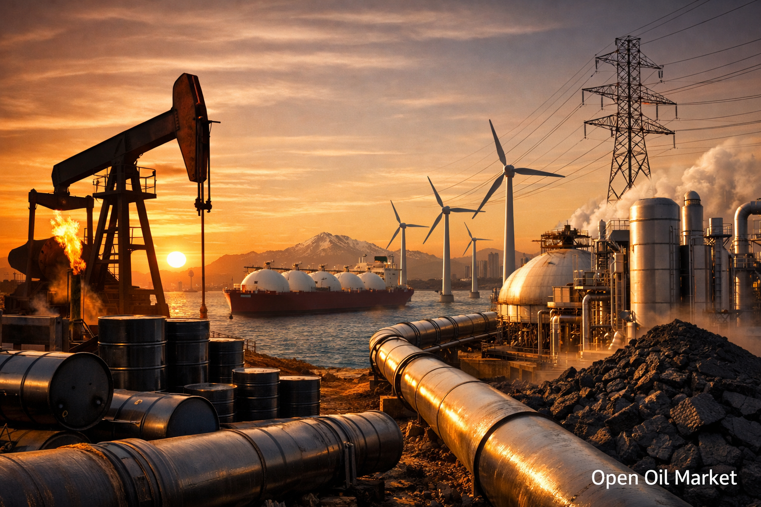 世界の石油・ガス市場およびエネルギー、石油、ガス、エネルギーインフラ - 2025年12月17日水曜日