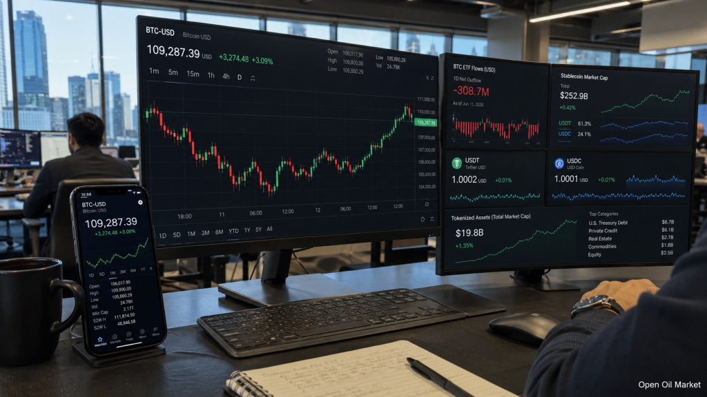 暗号通貨ニュース 2026年6月12日: ビットコイン再登場、ETF流出は市場を壊さず、ステーブルコインが投資のルールを変える