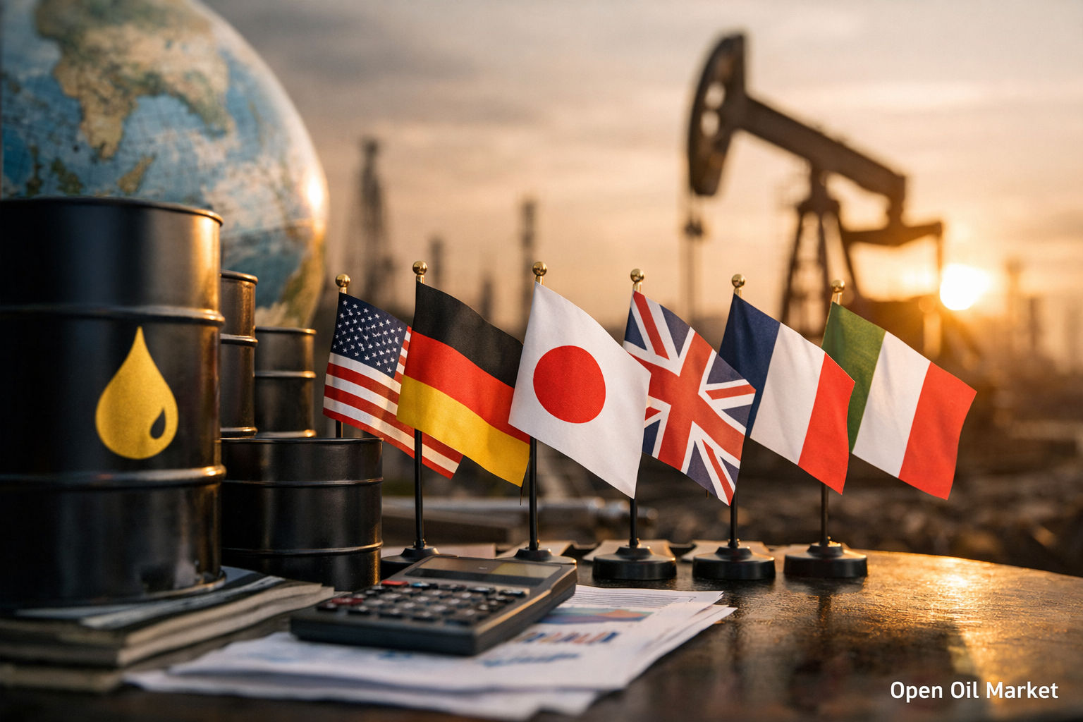 G7の石油備蓄が10億バレルを超える：世界的石油消費の何日分か？