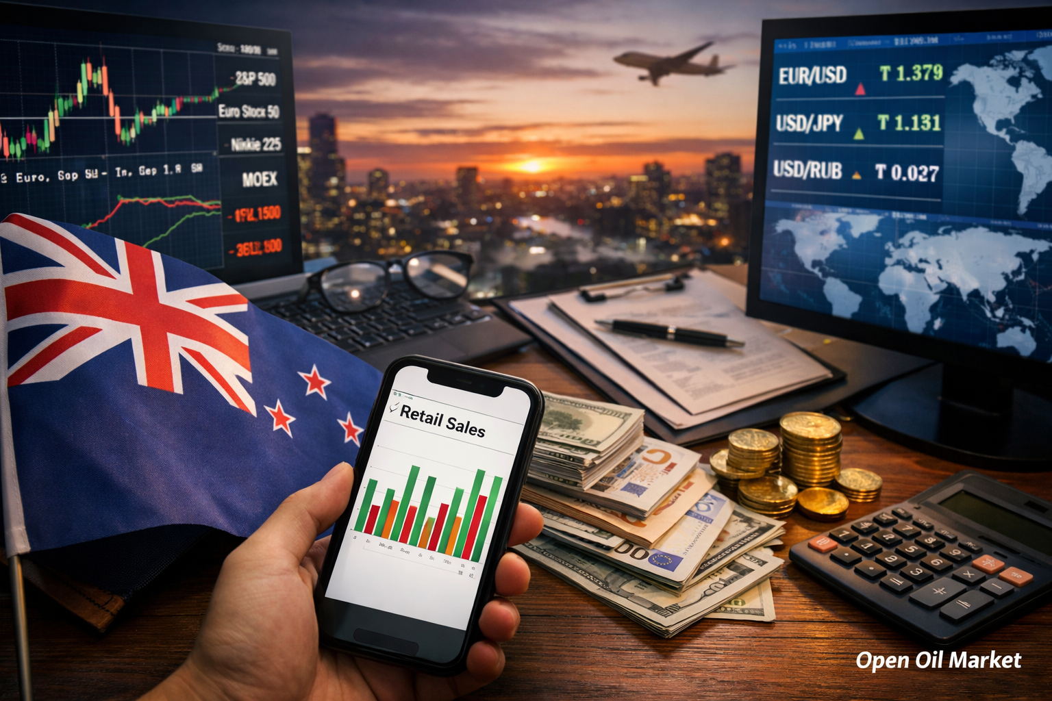 経済イベントと企業報告 - 2026年2月22日: ニュージーランドの小売売上高と世界市場