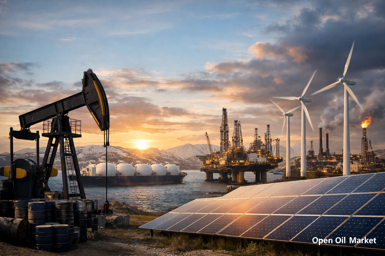 石油・ガスとエネルギーのニュース 2026年1月18日 - 世界のエネルギー市場, 石油, ガス, 再エネとエネルギー市場