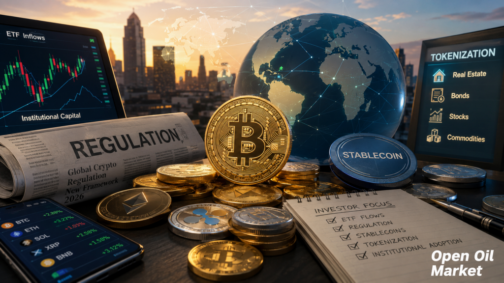2026年7月13日の世界の暗号通貨市場：Bitcoin、Ethereum、ETF、規制、ステーブルコイン、トークン化