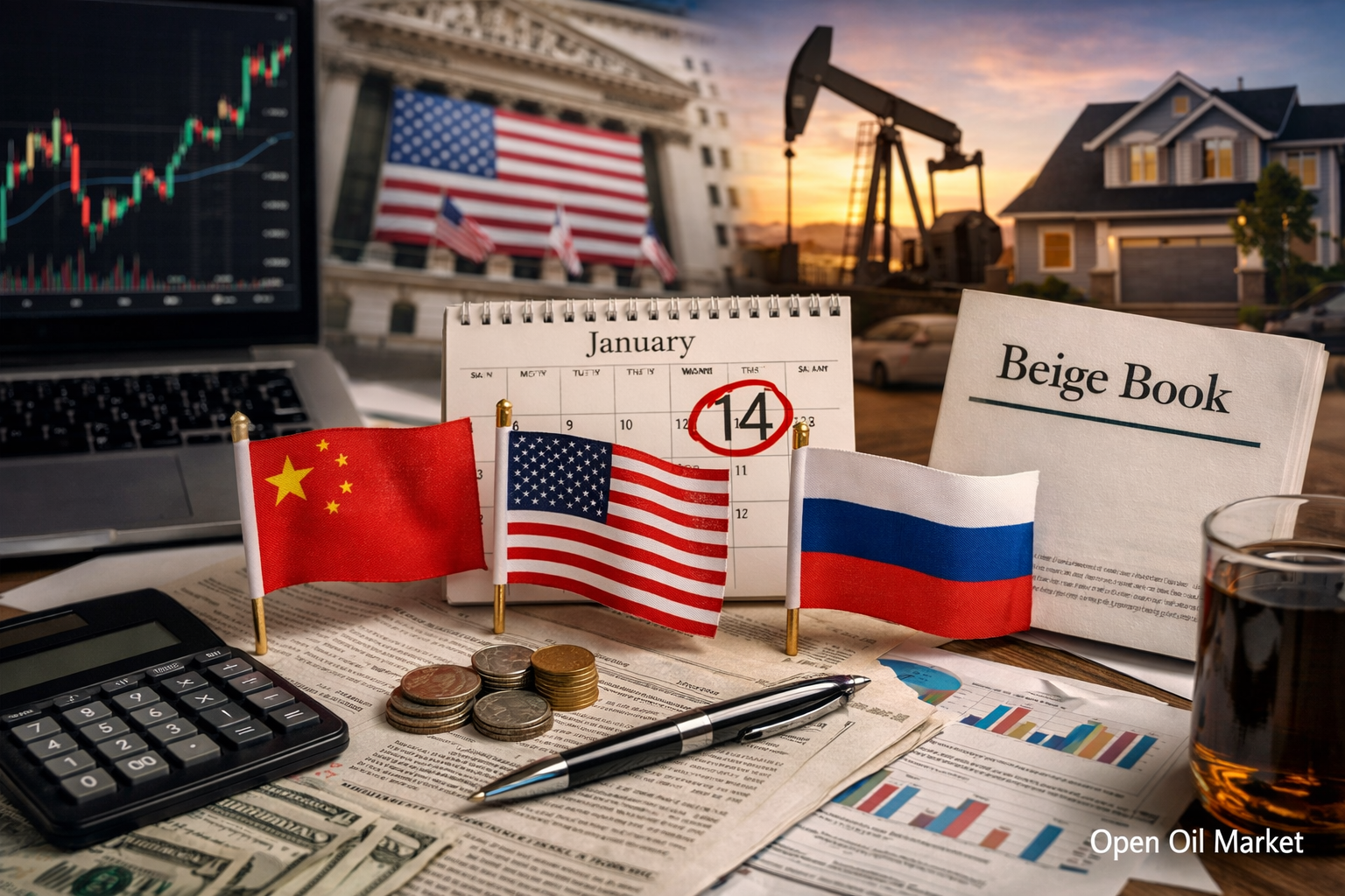 経済イベントと企業報告 - 水曜日、2026年1月14日: 米国PPI, 小売売上高及び銀行報告