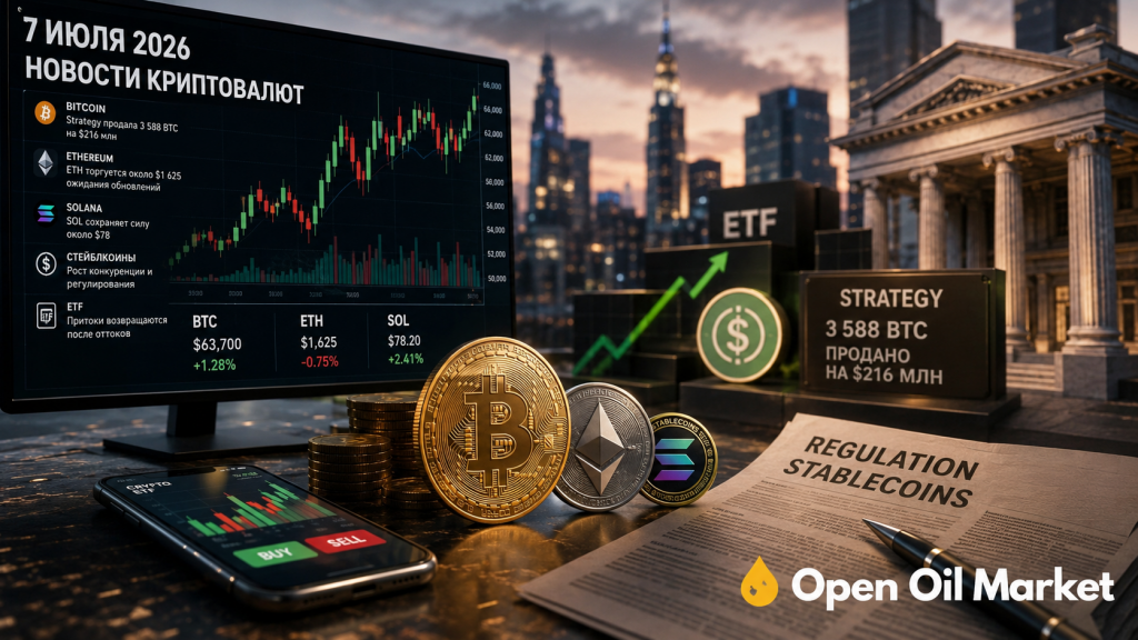 2026年7月7日の暗号通貨ニュース：ビットコイン、ETF、戦略、イーサリアム、ソラナ、ステーブルコイン